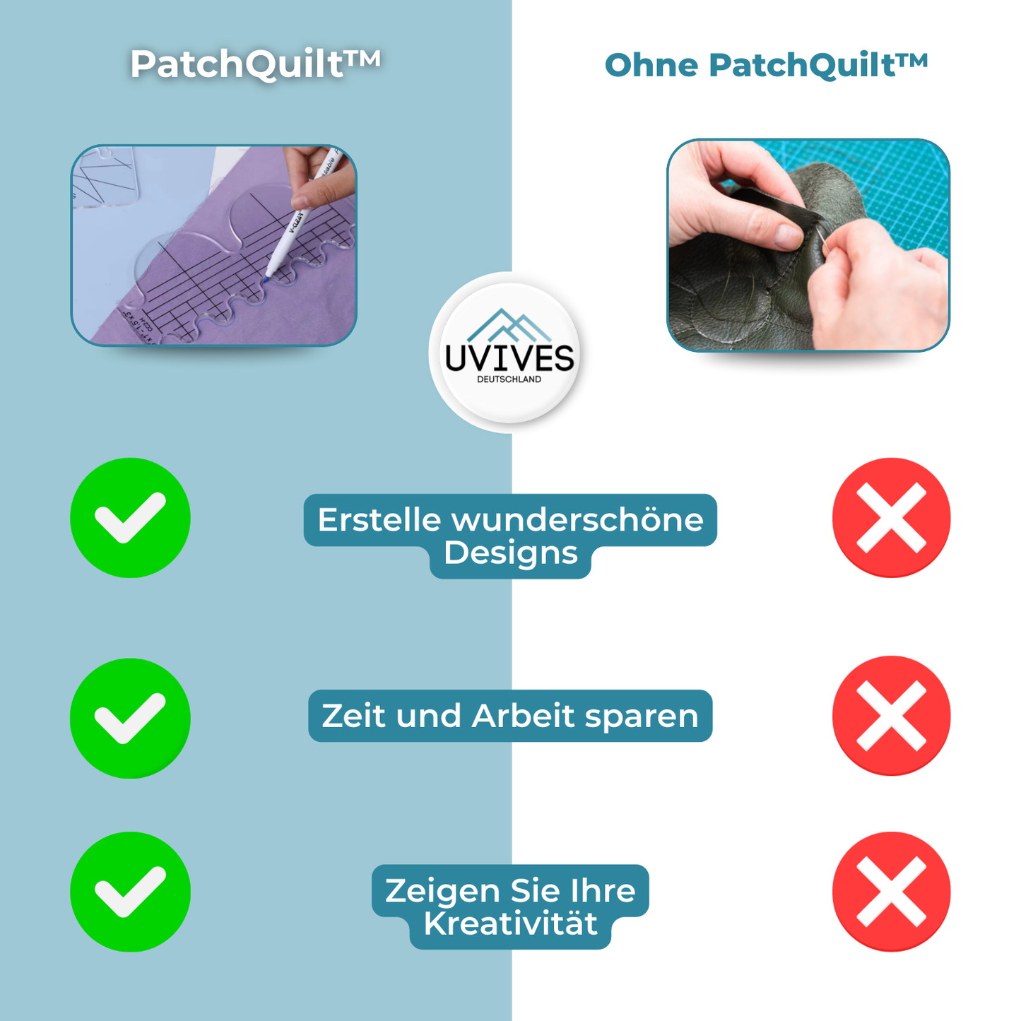 Patchwork Fabric Cuts - Perfect Every Time, Stress-Free