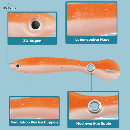 Realistic Fishing Lures - Set of 5 That Fish Can't Resist