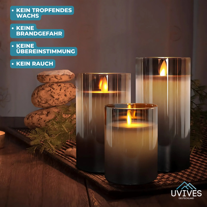 Cozy Candlelight Effect Mimicking Real Flames