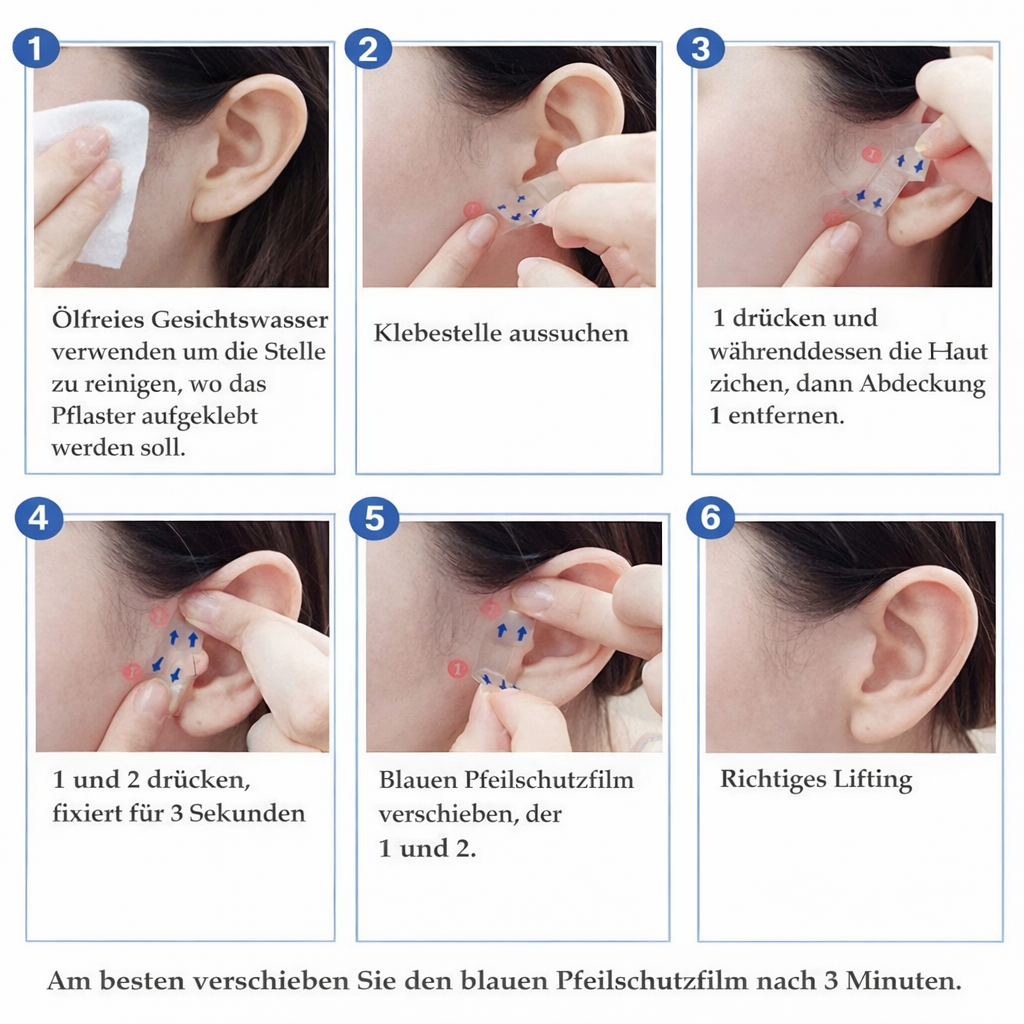 Instant Facial Contour Lifter | Skin-Friendly Lift Tapes