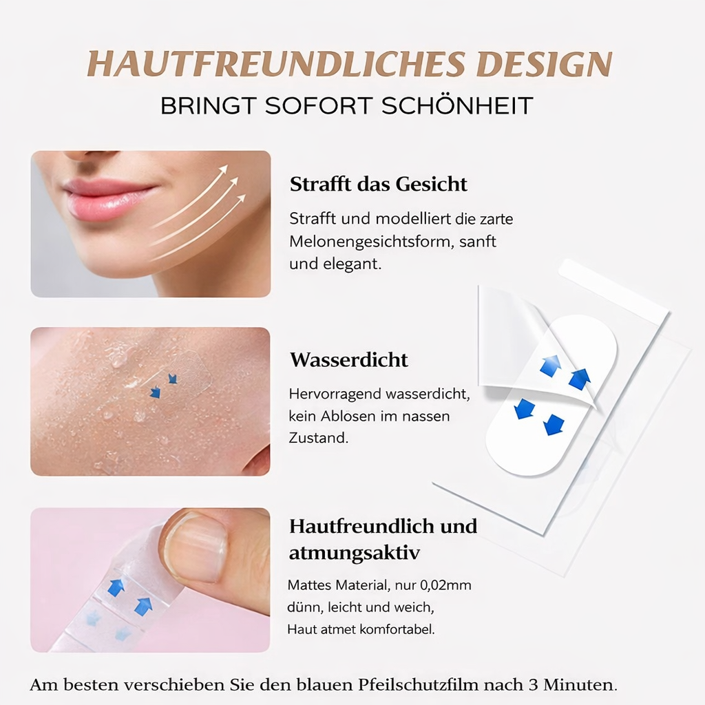 Instant Facial Contour Lifter | Skin-Friendly Lift Tapes
