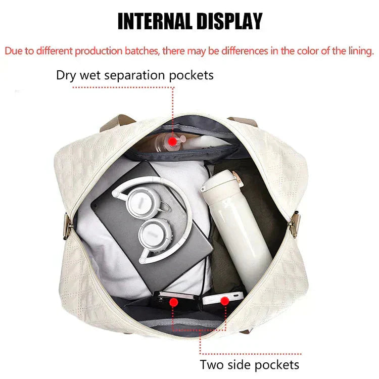 TravelMate Duffel Bag with Separate Shoe Compartment