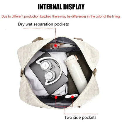 TravelMate Duffel Bag with Separate Shoe Compartment