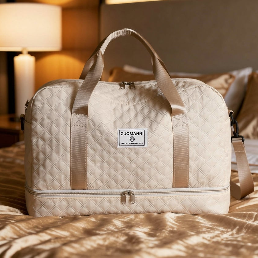 TravelMate Duffel Bag with Separate Shoe Compartment