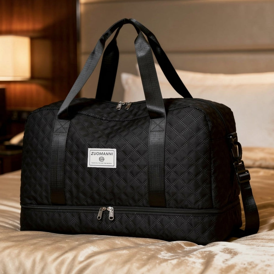 TravelMate Duffel Bag with Separate Shoe Compartment