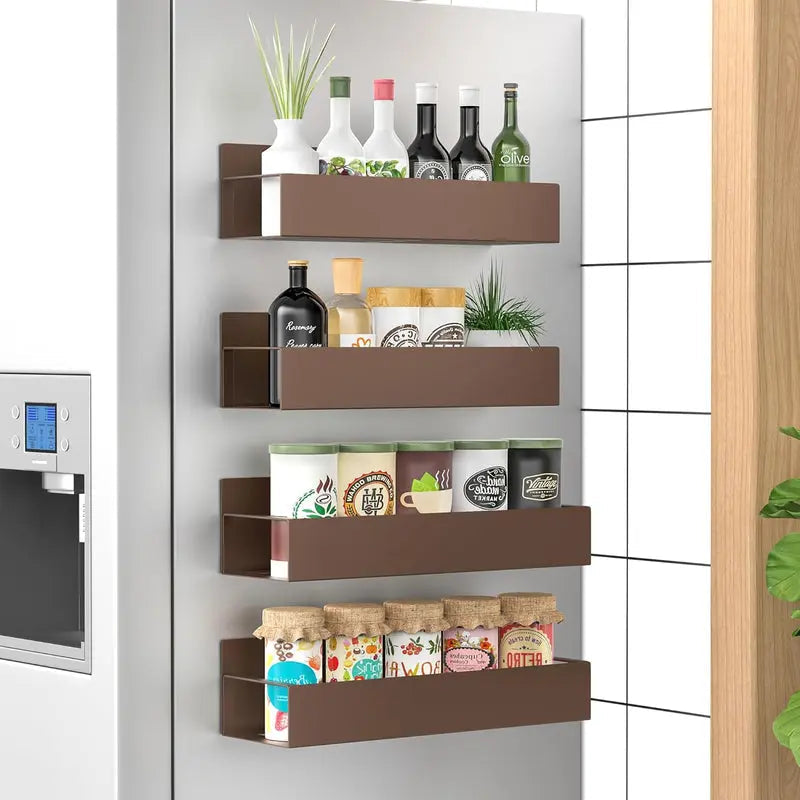 Magnetic Spice Rack Set | 4-Piece, No Tools Required