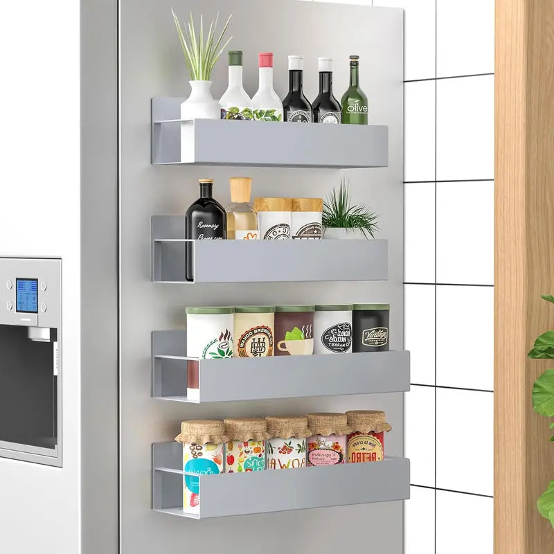 Magnetic Spice Rack Set | 4-Piece, No Tools Required