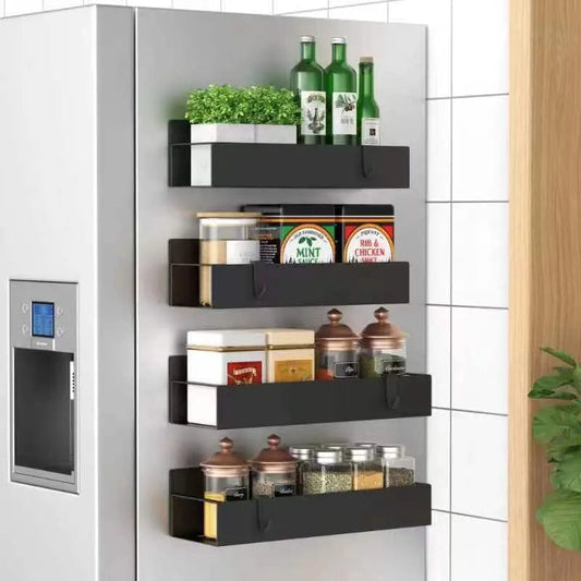 Magnetic Spice Rack Set | 4-Piece, No Tools Required
