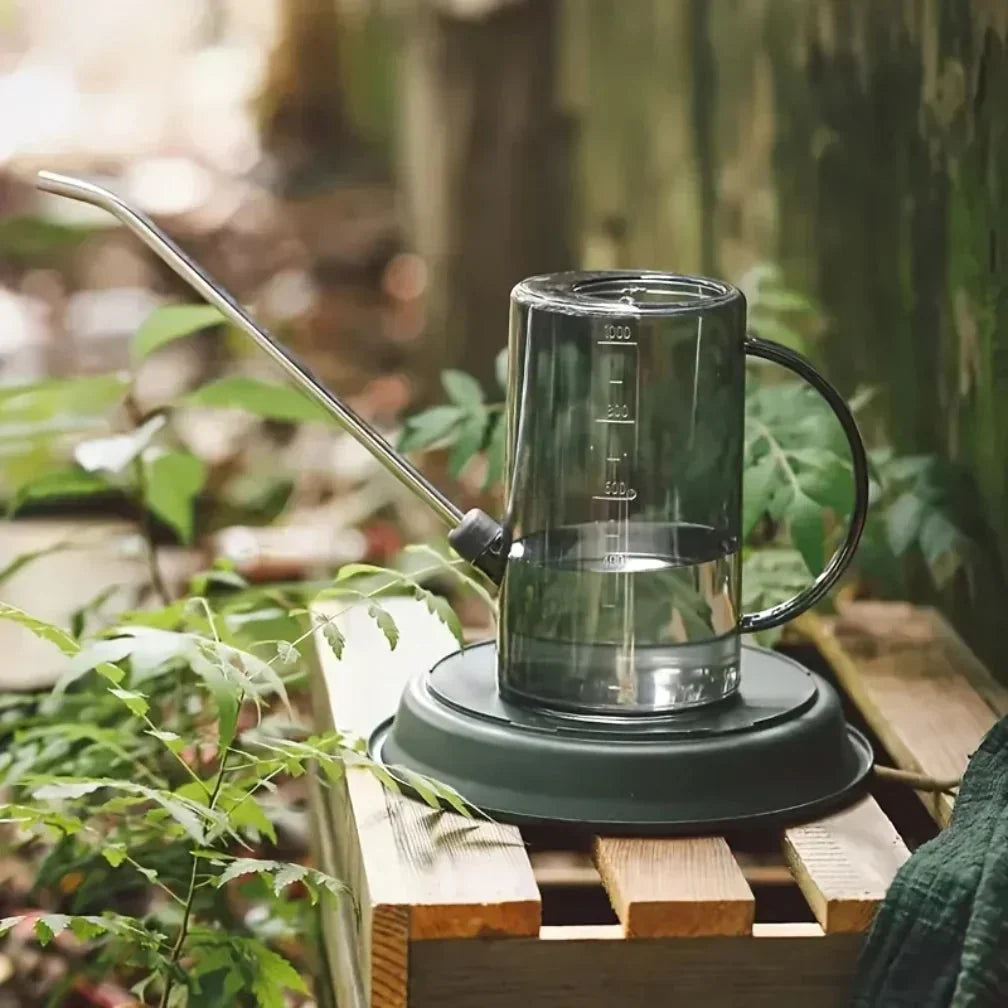 Precision Watering Can with Extended Spout and Measurement Markings