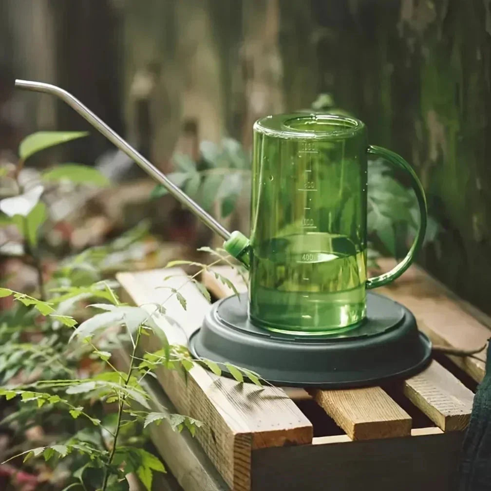 Precision Watering Can with Extended Spout and Measurement Markings