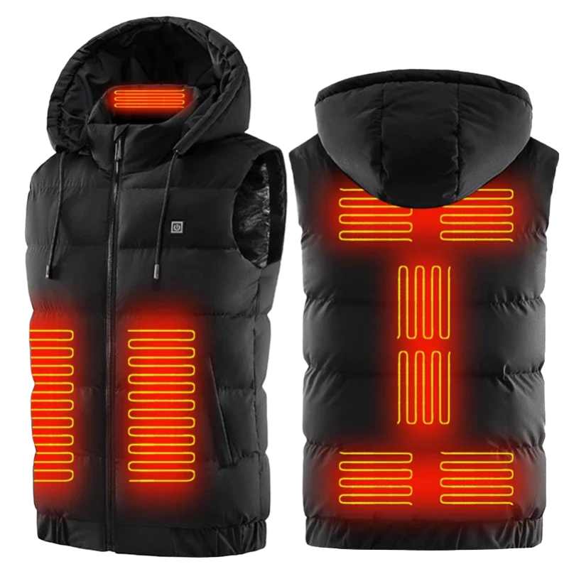 Unisex Electric Heated Vest – Reversible Design for Warmth