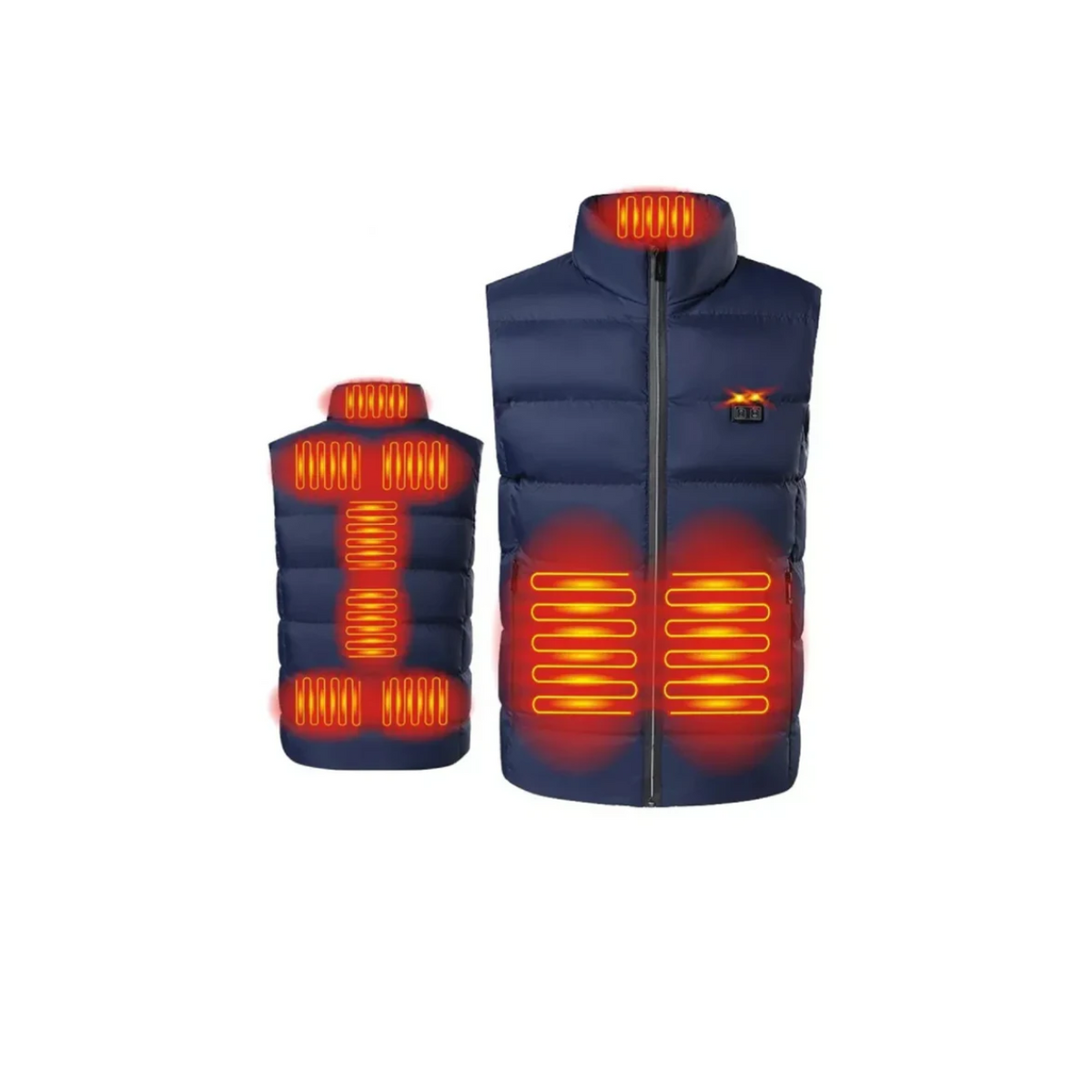 Insulated Winter Vest with Heating Feature