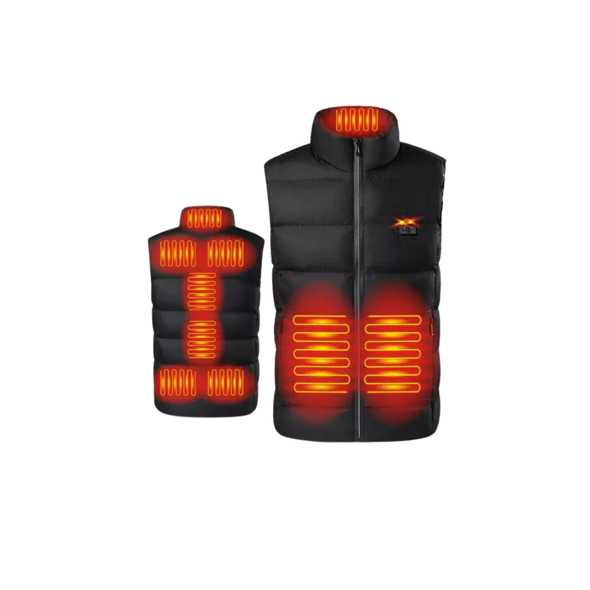 Insulated Winter Vest with Heating Feature