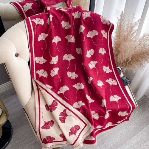 Floral Elegance Reversible Scarf Wrap for All Occasions