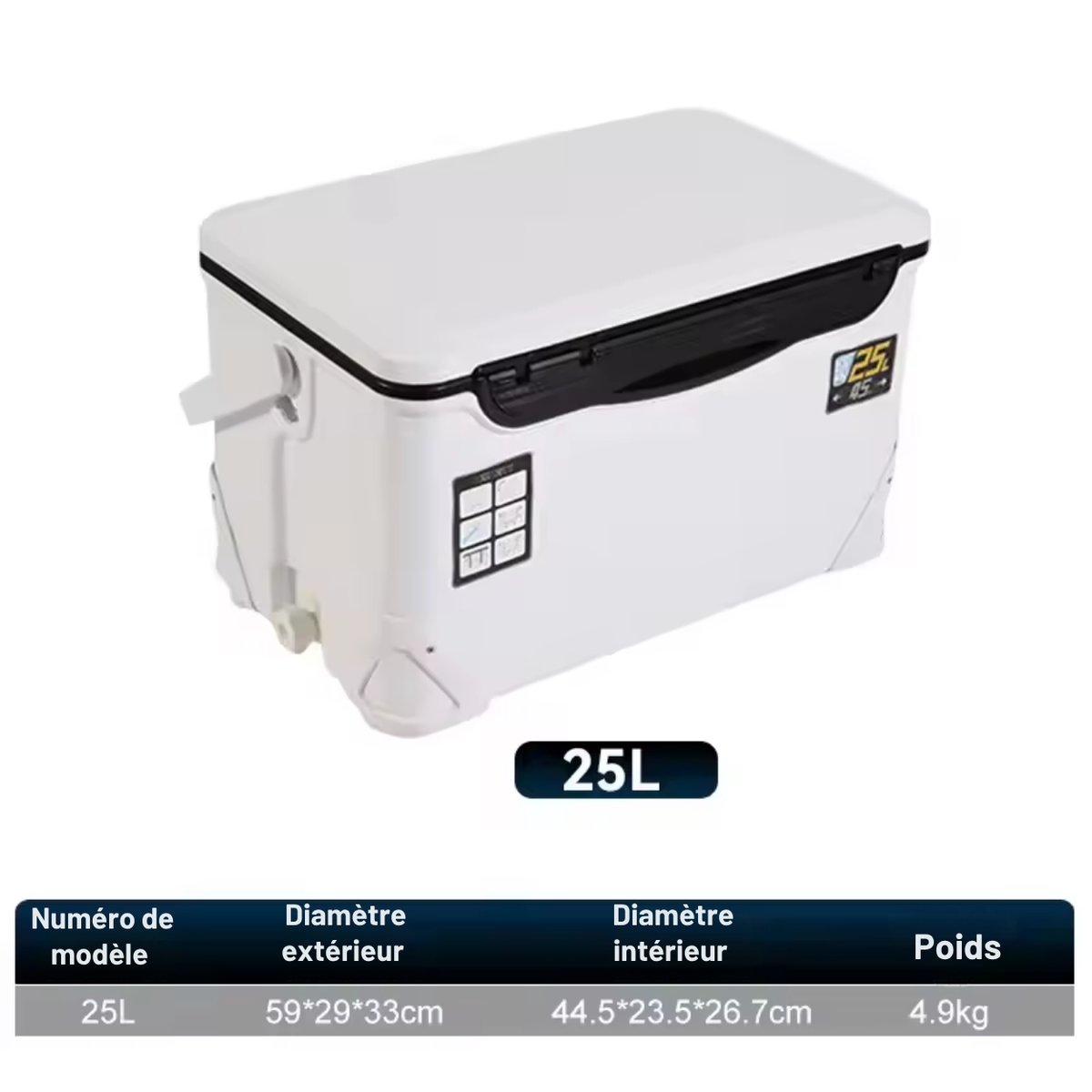 Durable Fishing Cooler with Insulation