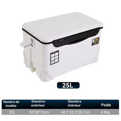 Durable Fishing Cooler with Insulation