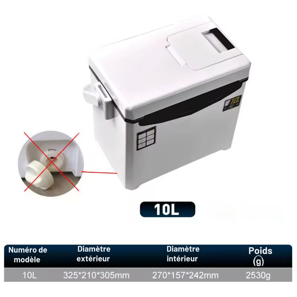 Durable Fishing Cooler with Insulation