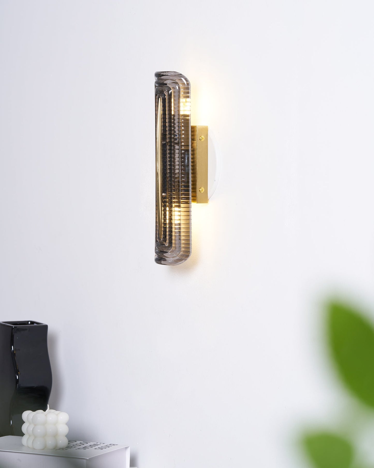 Textured Glass Design Wall Sconces for Elegant Lighting
