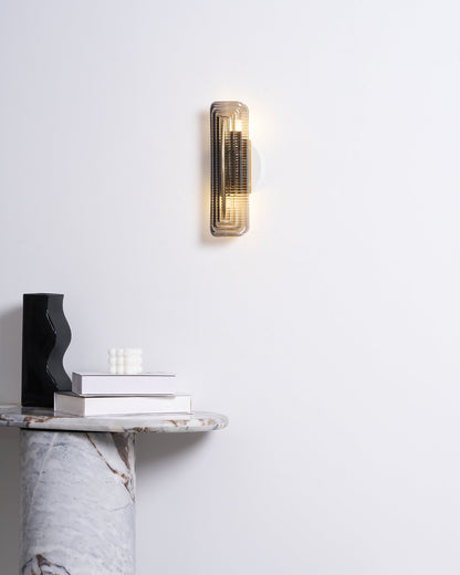 Textured Glass Design Wall Sconces for Elegant Lighting