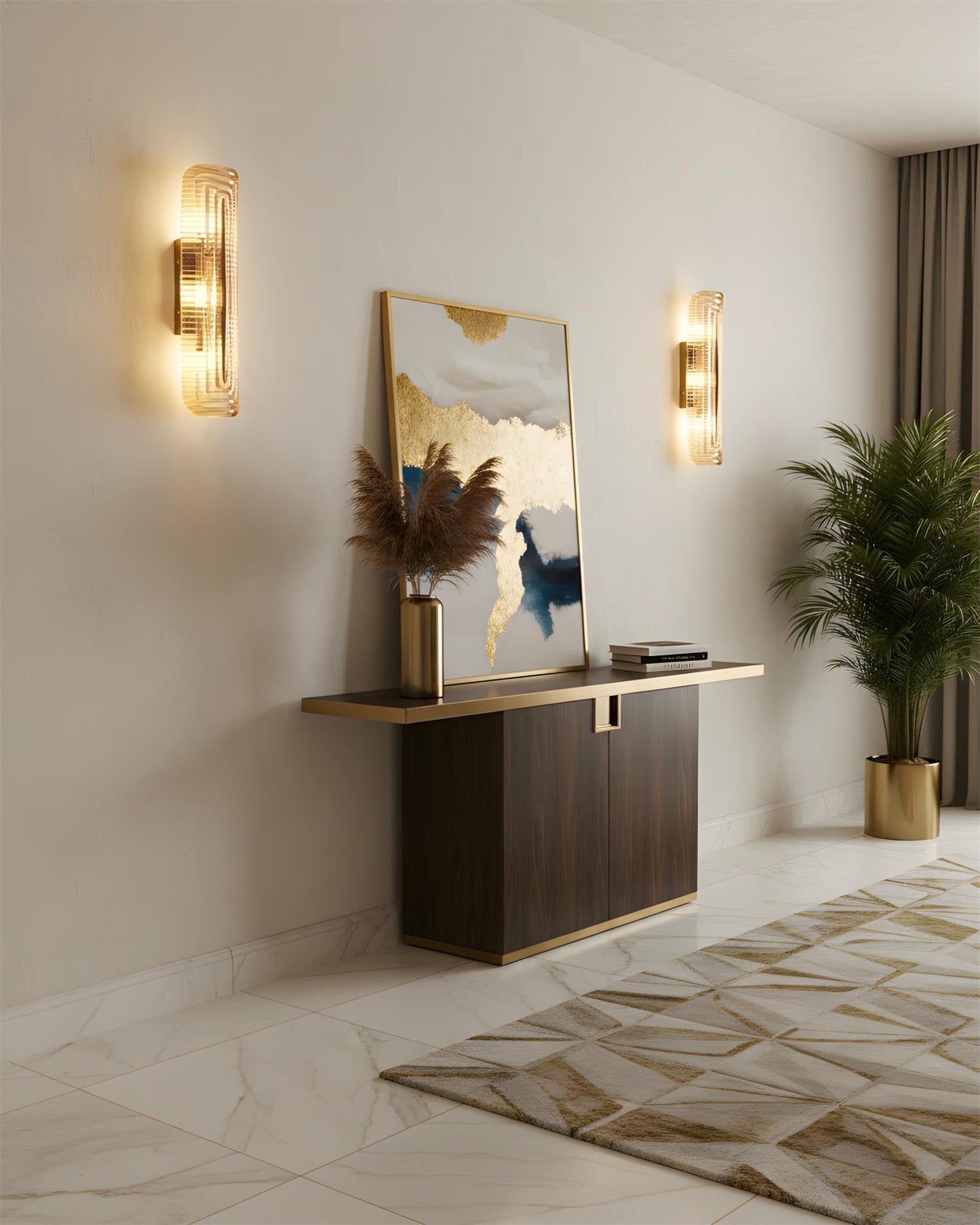 Textured Glass Design Wall Sconces for Elegant Lighting