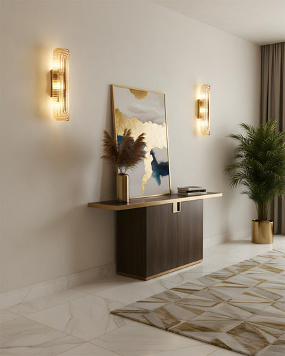 Textured Glass Design Wall Sconces for Elegant Lighting