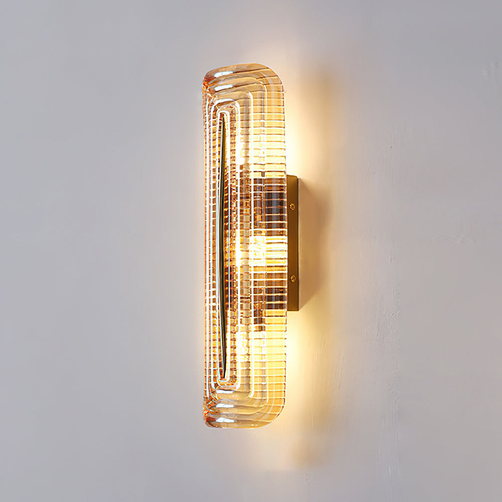 Textured Glass Design Wall Sconces for Elegant Lighting
