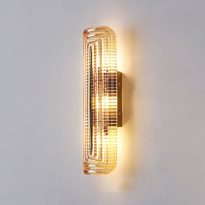 Textured Glass Design Wall Sconces for Elegant Lighting
