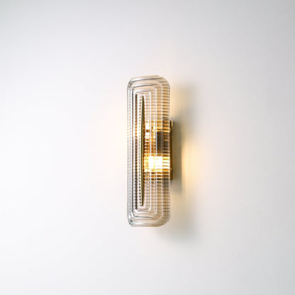 Textured Glass Design Wall Sconces for Elegant Lighting
