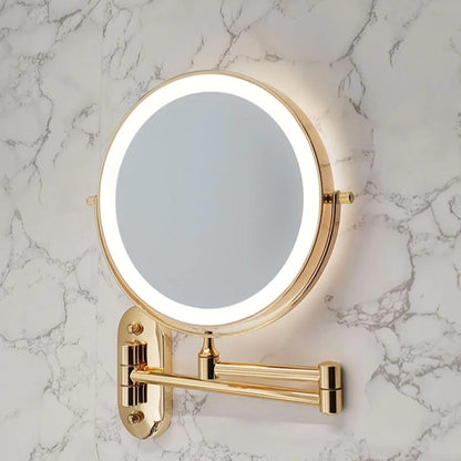 Luminous Luxe Touch-Activated Vanity Mirror with 360° Rotation
