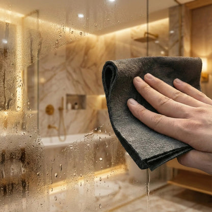 Streak-Free Microfiber Cloths for Crystal Clear Glass