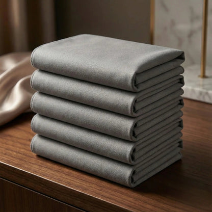 Streak-Free Microfiber Cloths for Crystal Clear Glass