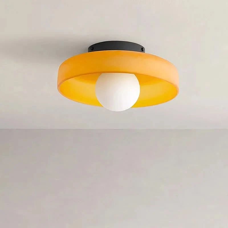 Illuminara - Modern Flush Mount Ceiling Lamp with Glass Cover
