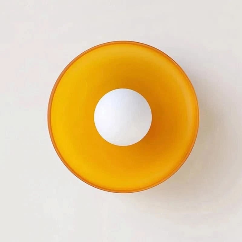 Illuminara - Modern Flush Mount Ceiling Lamp with Glass Cover