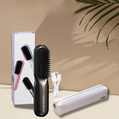 Wireless Hair Straightening Brush | Effortless Shine & Style