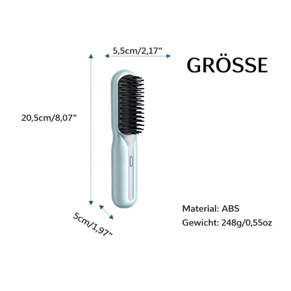Wireless Hair Straightening Brush | Effortless Shine & Style