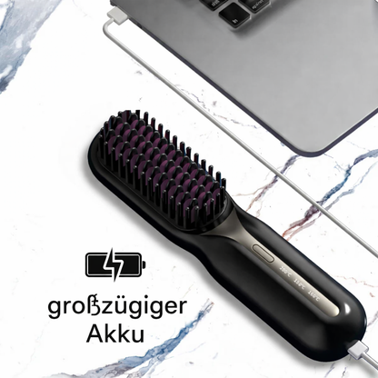 Wireless Hair Straightening Brush | Effortless Shine & Style