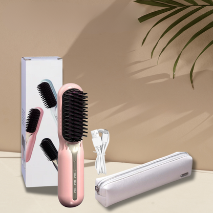 Wireless Hair Straightening Brush | Effortless Shine & Style