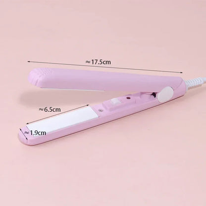 Compact Hair Styler | 2-in-1 Curling and Straightening Tool