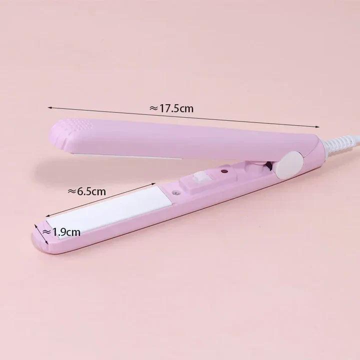 Compact 2-in-1 Hair Straightener & Curler | Quick Heat Up