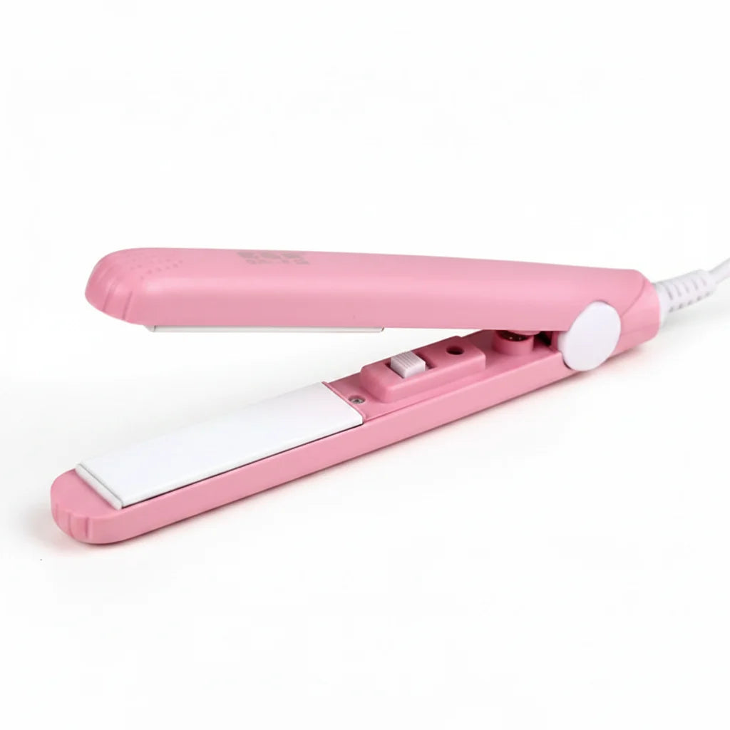 Compact 2-in-1 Hair Straightener & Curler | Quick Heat Up