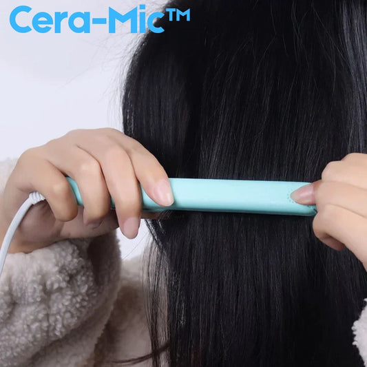 Compact Hair Styler | 2-in-1 Curling and Straightening Tool