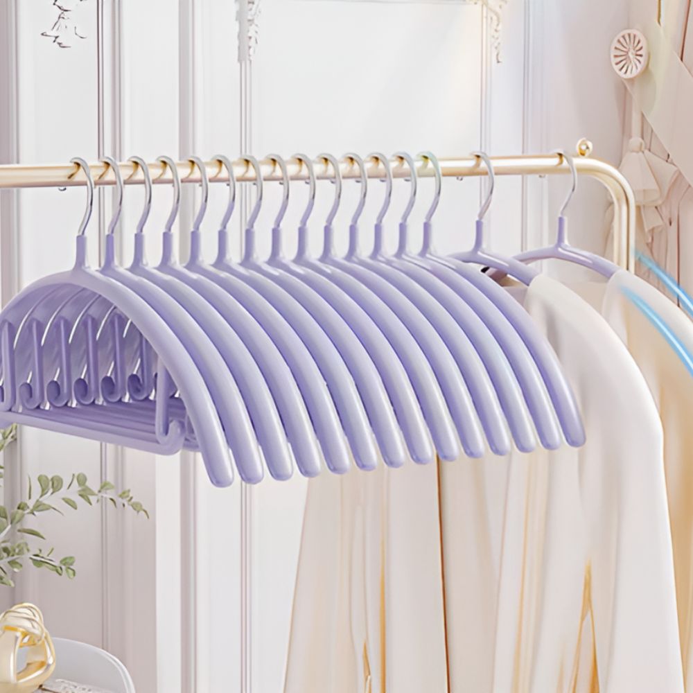 SilkGuard Premium Wardrobe Hangers | Set of 10