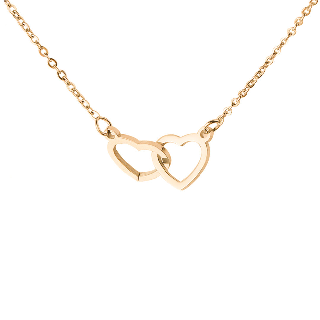Rose and Heart Necklace Gift Set – Light Eternal Rose with Secret Love Pendant