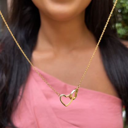 Rose and Heart Necklace Gift Set – Light Eternal Rose with Secret Love Pendant