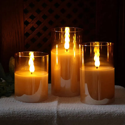 Flickering LED Candle Set - Flameless with Remote Control