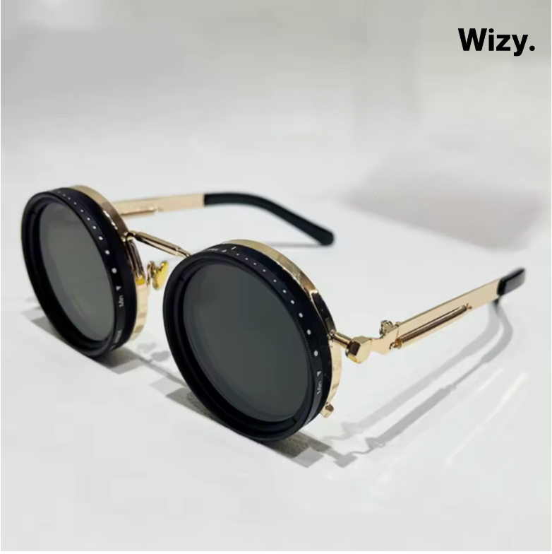 Stylish UV Protection Sunglasses with Black Lenses