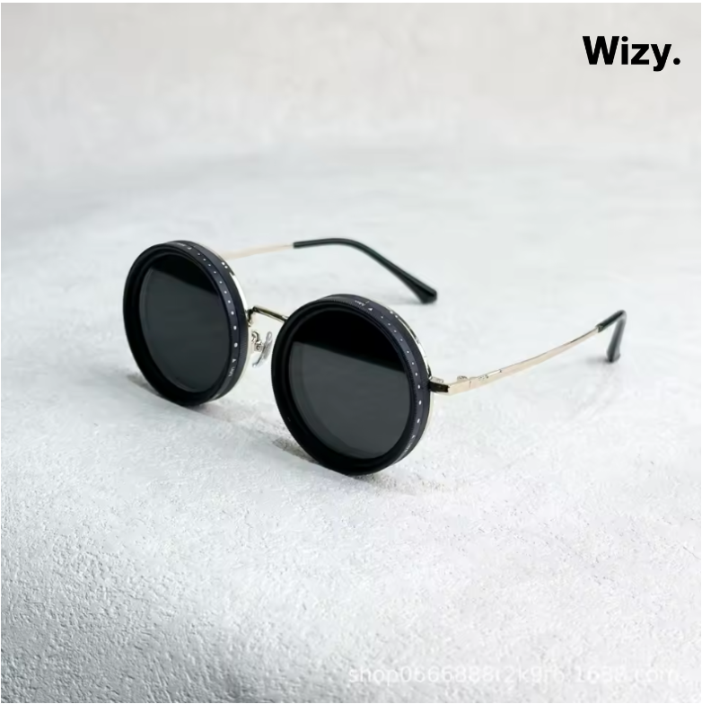 Stylish UV Protection Sunglasses with Black Lenses