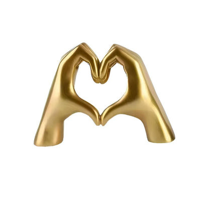 Charming Heartfelt Gesture Wall Art