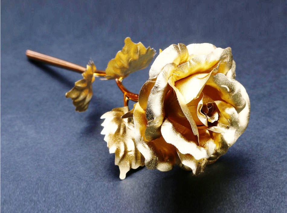 Luxurious 24k Gold Plated Rose in Elegant Packaging