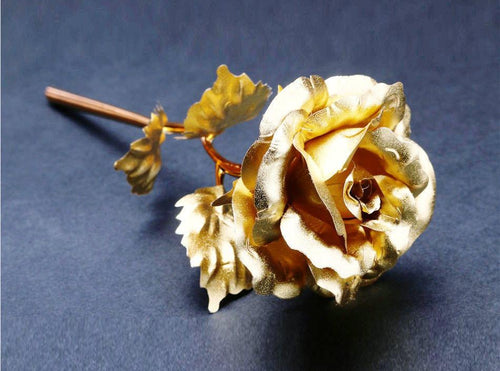 Luxurious 24k Gold Plated Rose in Elegant Packaging